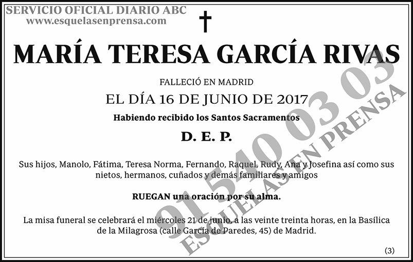 María Teresa García Rivas